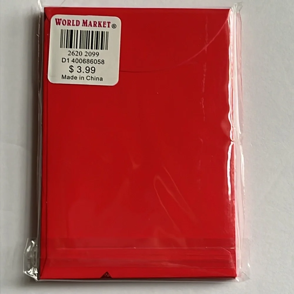 Lunar New Year Red Envelopes and Cards NWT